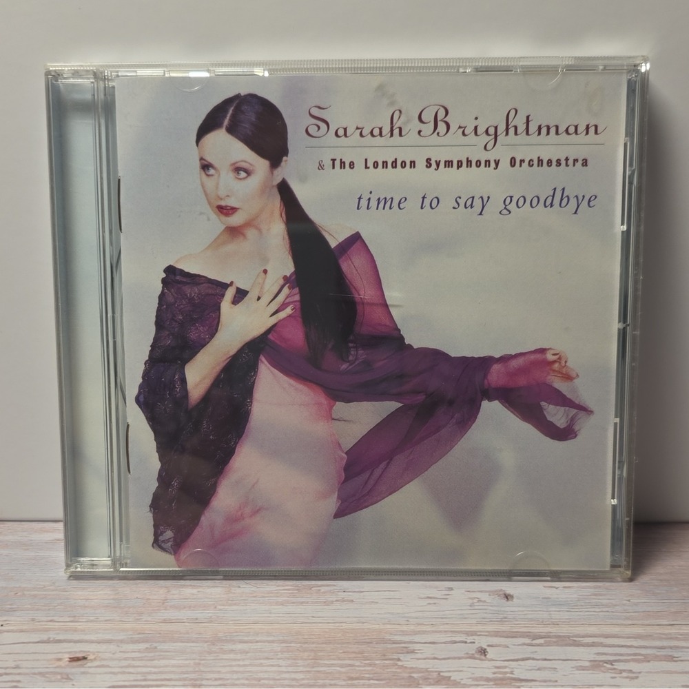 Sarah Brightman Time to Say Goodbye CD 1997 Angel 14 Tracks Jewel Case CDC 7243